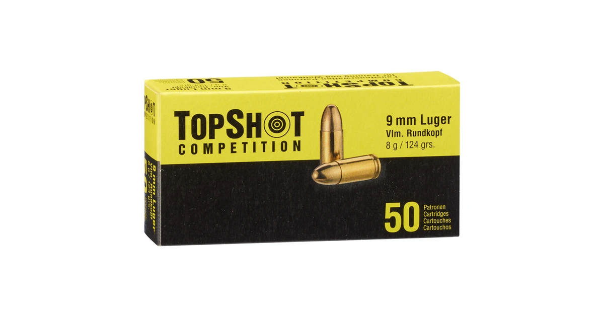 Top Shot 9mm Luger 124gr